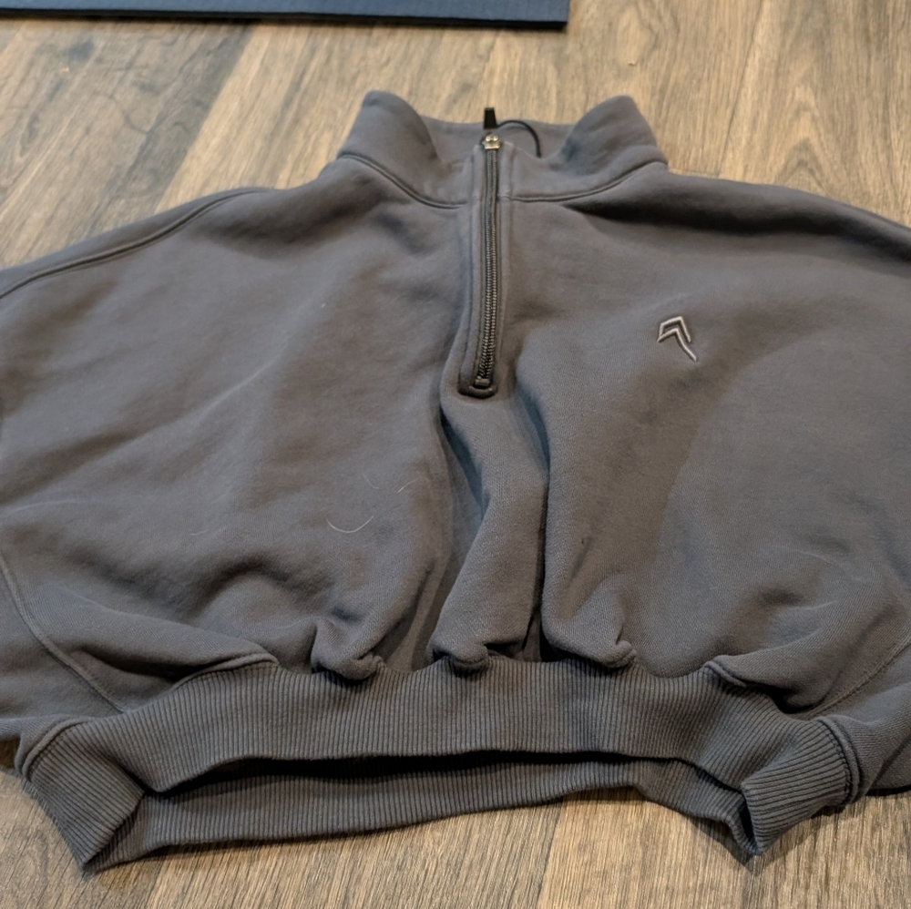 Oner Active Charcoal Textured Knit Sweater